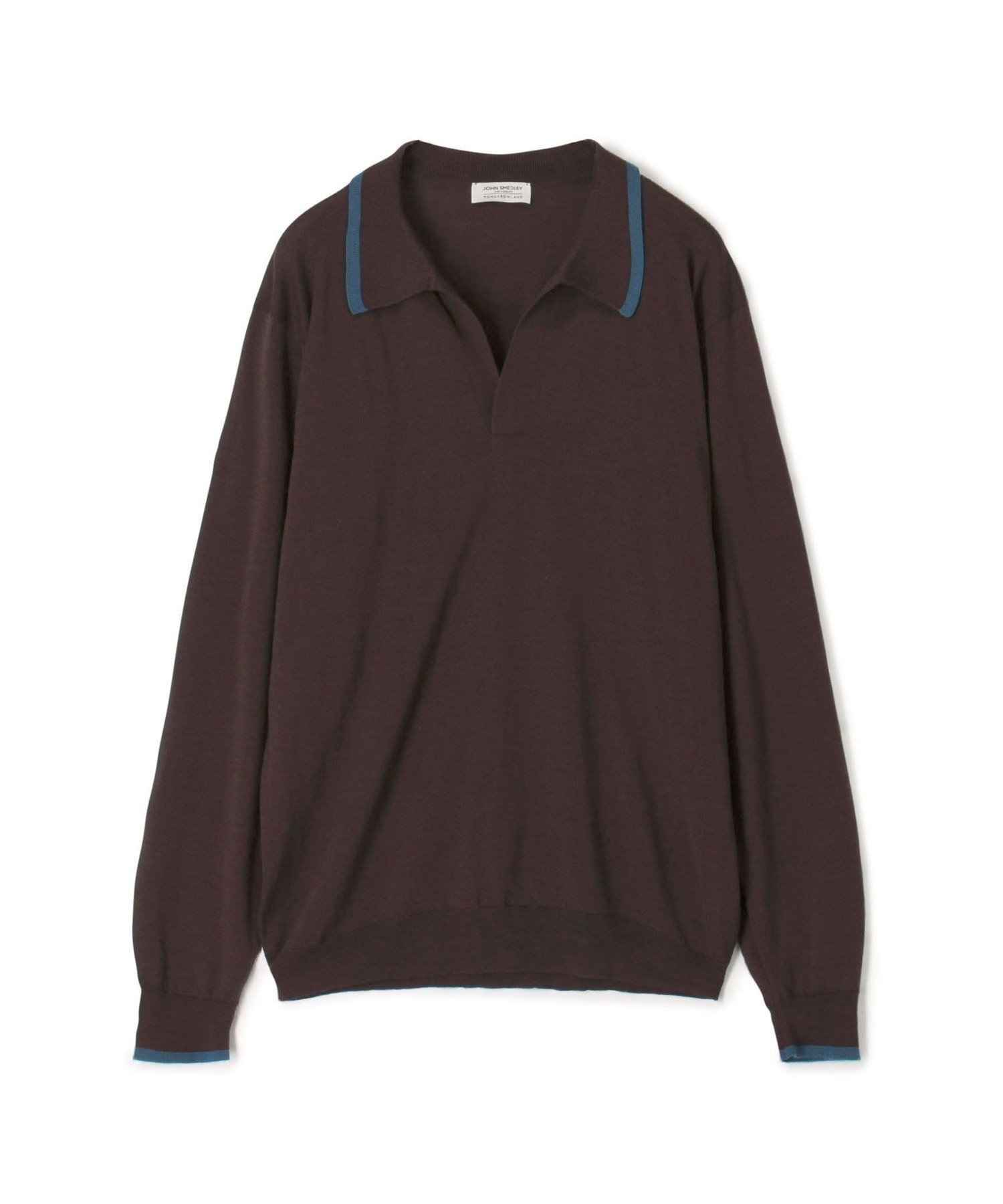 【トゥモローランド/TOMORROWLAND / MEN】の【別注】JOHN SMEDLEY ウール スキッパーネック ニット インテリア・キッズ・メンズ・レディースファッション・服の通販 founy(ファニー) 　ファッション　Fashion　メンズファッション　Fashion for Men　ジャケット　Jacket, Outerwear　スキッパー　Skipper, Open Collar　スポーティ　Sporty, Casual Athletic　別注　Limited Edition, Custom Order　軽量　Lightweight, Ultra Light　48 ダークブラウン系|ID: prp329100004622578 ipo3291000000033180028