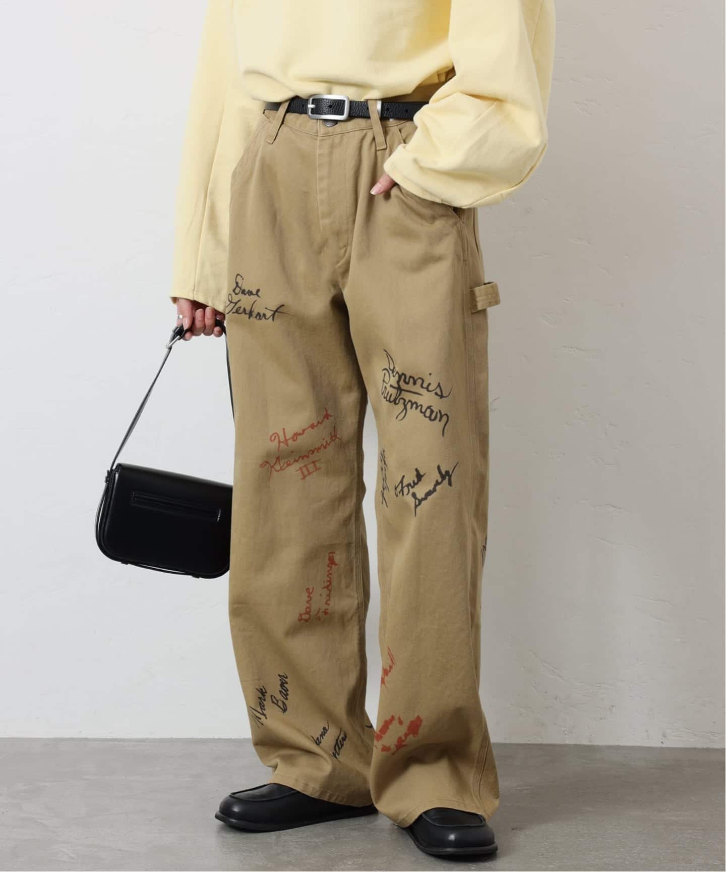 【ジャーナルスタンダード/JOURNAL STANDARD】の別注【PAYDAY/ペイデイ】 for JOURNAL STANDARD プリントペインターパンツ インテリア・キッズ・メンズ・レディースファッション・服の通販 founy(ファニー) 　ファッション　Fashion　レディースファッション　Fashion for Women　パンツ　Pants & Trousers　2025年　2025　2025-2026秋冬・A/W　Autumn/Winter 2025–26 AW25–26　別注　Limited Edition, Custom Order　キャメル|ID: prp329100004622619 ipo3291000000033180680
