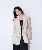 【ジーナシス/JEANASiS】のバックギャザーテーラードジャケット 人気、トレンドファッション・服の通販 founy(ファニー) ファッション Fashion レディースファッション Fashion for Women アウター Coat / Outerwear Collection レディースジャケット・軽アウター Jackets テーラードジャケット / 通勤・きれいめスタイル Tailored Jackets & Blazers インナー Innerwear ギャザー Gathered, Ruffled 今季 This Season, Current Season シアー Sheer, See-Through シンプル Simple, Minimal ジャケット Jacket, Outerwear タンク Tank Top, Sleeveless Top ボックス Boxy, Box Shape ボトム Bottoms, Lower Wear おすすめ Recommended / Our Picks エレガント 上品 Elegant thumbnail アイボリー|ID: prp329100004622637 ipo3291000000033180945