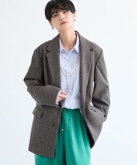 【バンヤードストーム/BARNYARDSTORM】の千鳥カットジャケット 人気、トレンドファッション・服の通販 founy(ファニー) ファッション Fashion レディースファッション Fashion for Women アウター Coat / Outerwear Collection レディースジャケット・軽アウター Jackets おすすめ Recommended / Our Picks ジャケット Jacket, Outerwear スウェット / スエット Sweatshirt, Sweatwear デニム Denim, Jeans Material マニッシュ Mannish, Boyish エレガント 上品 Elegant |ID:prp329100004622642
