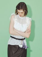 【フレイ アイディー/FRAY I.D】の2wayギャザーフリルブラウス 人気、トレンドファッション・服の通販 founy(ファニー) ファッション Fashion レディースファッション Fashion for Women トップス・カットソー Cut & Sew Tops シャツ・ブラウス・オフィスカジュアル Elegant Blouses & Button-Ups インナー Innerwear 秋 Autumn キャミソール Camisole, Spaghetti Strap Top ギャザー Gathered, Ruffled スキッパー Skipper, Open Collar フリル Frill, Ruffle フロント Front, Front Design ブラウジング Blouson Silhouette, Cinched Waist ボトム Bottoms, Lower Wear リボン Ribbon, Bow おすすめ Recommended / Our Picks エレガント 上品 Elegant |ID:prp329100004622646