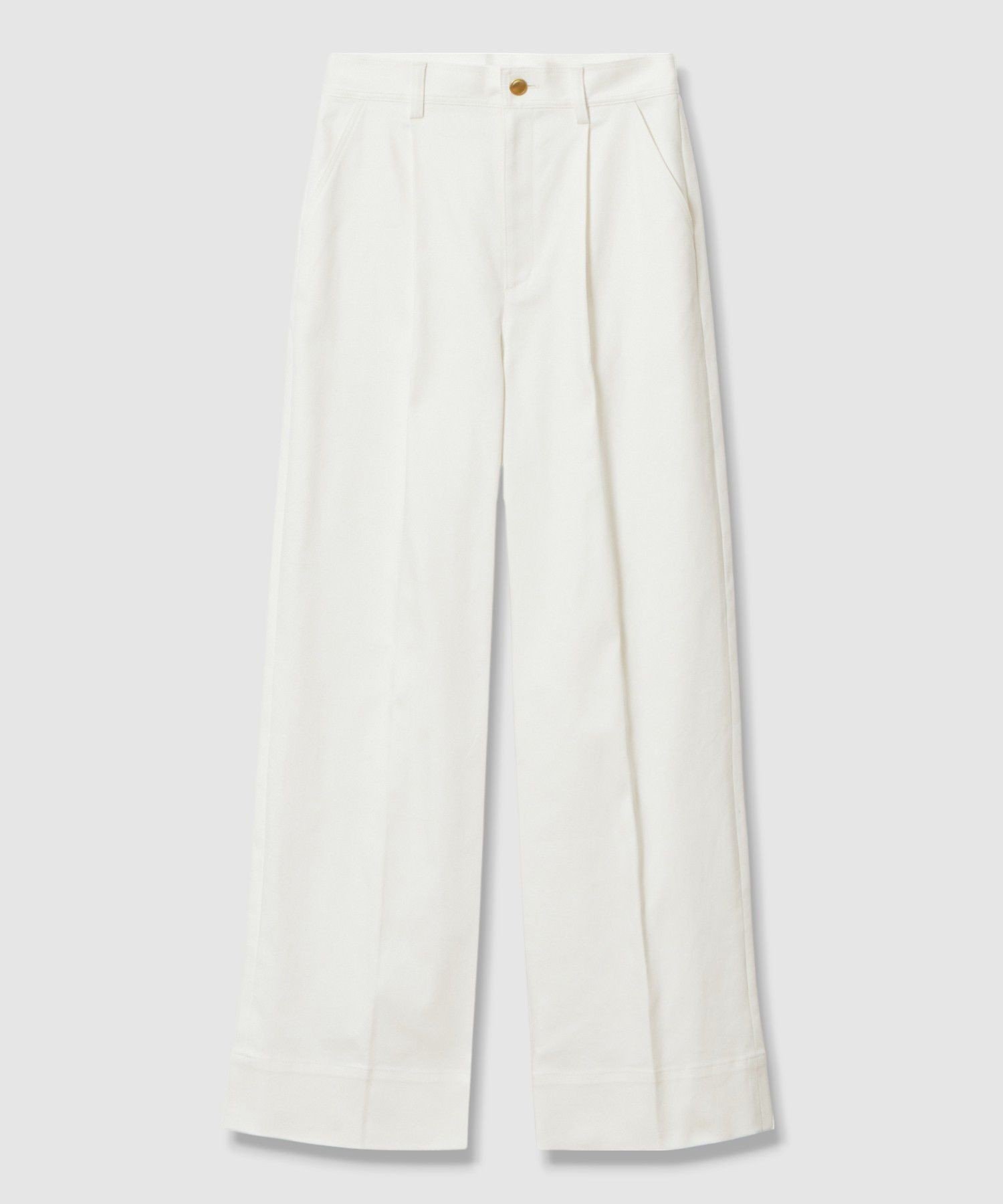 【アナイ/ANAYI】の【セットアップ対応商品】デニムライクタックパンツ インテリア・キッズ・メンズ・レディースファッション・服の通販 founy(ファニー) 　ファッション　Fashion　レディースファッション　Fashion for Women　セットアップ　Matching Sets　レディースパンツ・ボトムス　Pants & Trousers / Bottoms　ジャケット　Jacket, Outerwear　ストレッチ　Stretch, Stretchy Fabric　スマート　Smart, Elegant　スラックス　Slacks, Dress Pants　セットアップ　Set-Up, Coordinated Outfit　センター　Center, Center Line　ツイル　Twist, Twisted Detail　デニム　Denim, Jeans Material　ポケット　Pocket, Pocket Detail　A/W・秋冬　Autumn/Winter　再入荷　Restock / Back in Stock　white|ID: prp329100004622653 ipo3291000000033422373