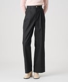 【アナイ/ANAYI】の【セットアップ対応商品】デニムライクタックパンツ black|ID: prp329100004622653 ipo3291000000033422376