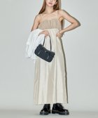 【フリークスストア/FREAK'S STORE】の異素材 シャーリング サテン ワンピース 限定展開 25AW 人気、トレンドファッション・服の通販 founy(ファニー) ファッション Fashion レディースファッション Fashion for Women ワンピース Dresses 2025年 2025 2025-2026秋冬・A/W Autumn/Winter 2025–26 AW25–26 冬 Winter / This Winter サテン Satin, Glossy Fabric シャーリング Shirring, Ruched A/W・秋冬 Autumn/Winter thumbnail ベージュ|ID: prp329100004622756 ipo3291000000033183785