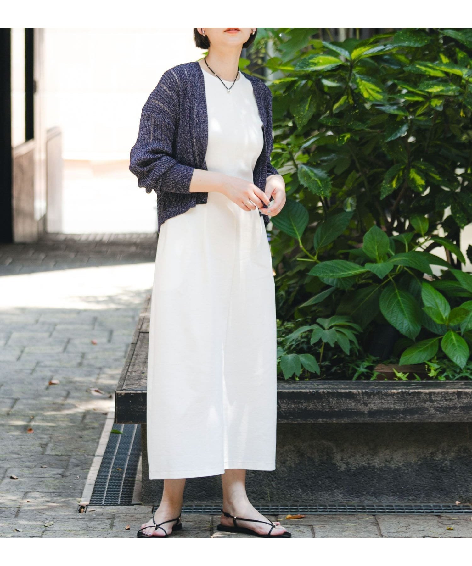 【アーバンリサーチ ロッソ/URBAN RESEARCH ROSSO】の『UR TECH ひやサラクール』F by ROSSO アメスリコクーンワンピース 人気、トレンドファッション・服の通販 founy(ファニー) 　ファッション　Fashion　レディースファッション　Fashion for Women　ワンピース　Dresses　アメリカン　American Style　エレガント 上品　Elegant　カーディガン　Cardigan, Knitwear　ジャケット　Jacket, Outerwear　スリーブ　Sleeve, Long Sleeve / Short Sleeve　バランス　Balance, Style Balance　フロント　Front, Front Design　S/S・春夏　SS, Spring/Summer, Warm Season　夏　Summer　旅行　Travel　2025年　2025　2025春夏・S/S　Spring/Summer 2025 SS25　 other-1|ID: prp329100004622783 ipo3291000000033184258