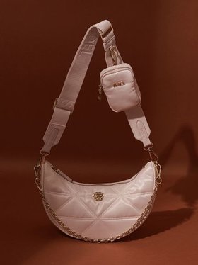 【スナイデル/SNIDEL】の【WEB限定】マルチウェイムーンバッグ 人気、トレンドファッション・服の通販 founy(ファニー) ファッション Fashion レディースファッション Fashion for Women バッグ Bags キルティング Quilted, Quilting トレンド Trend, Trending Now ポーチ Pouch, Small Case リップ Lip, Lip Motif 財布 Wallet, Purse |ID:prp329100004622791