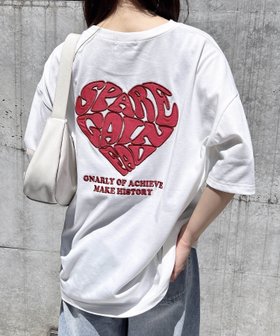 【イング/INGNI】 バックハート貼付チュニックTシャツ人気、トレンドファッション・服の通販 founy(ファニー) ファッション Fashion レディースファッション Fashion for Women トップス・カットソー Cut & Sew Tops シャツ・ブラウス・オフィスカジュアル Elegant Blouses & Button-Ups ロングTシャツ・Tシャツ Longline T-Shirts & Tees おすすめ Recommended / Our Picks シンプル Simple, Minimal チュニック Tunic, Long Top ビッグ Big, Oversized フロント Front, Front Design |ID:prp329100004622793
