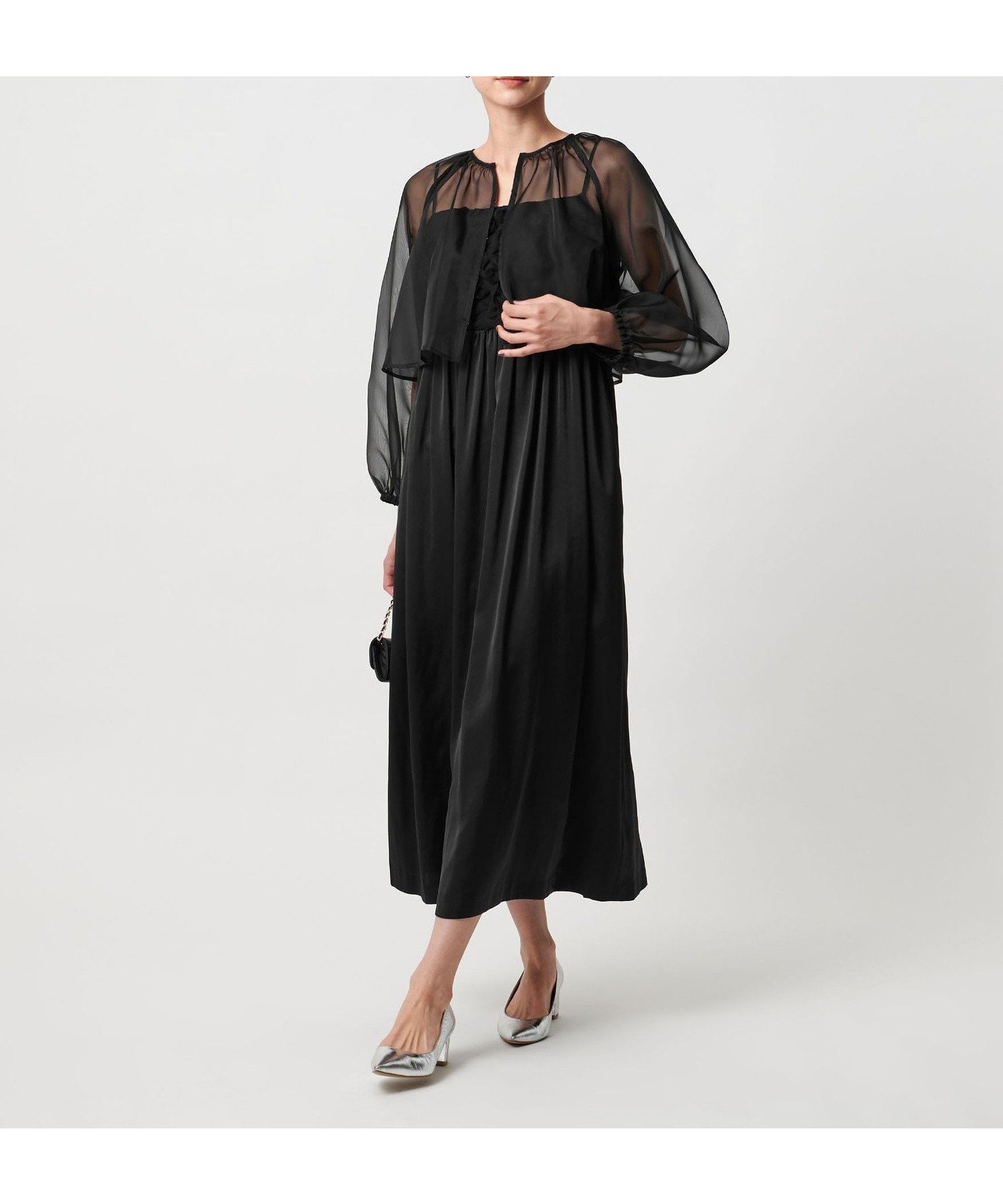【ユナイテッドアローズ/UNITED ARROWS】の2WAY ワンピース -ウォッシャブル- 人気、トレンドファッション・服の通販 founy(ファニー) 　ファッション　Fashion　レディースファッション　Fashion for Women　ワンピース　Dresses　インナー　Innerwear　ウォッシャブル　Machine Washable　ギャザー　Gathered, Ruffled　サテン　Satin, Glossy Fabric　シアー　Sheer, See-Through　バランス　Balance, Style Balance　ビンテージ　Vintage, Retro Style　ポケット　Pocket, Pocket Detail　別注　Limited Edition, Custom Order　羽織　Haori, Light Jacket　エレガント 上品　Elegant　 other-1|ID: prp329100004622812 ipo3291000000033184953