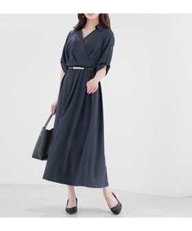 【アンデミュウ/Andemiu】のカシュクール風ワンピース 人気、トレンドファッション・服の通販 founy(ファニー) ファッション Fashion レディースファッション Fashion for Women ワンピース Dresses おすすめ Recommended / Our Picks カシュクール Wrap Design 夏 Summer 秋 Autumn |ID:prp329100004622822