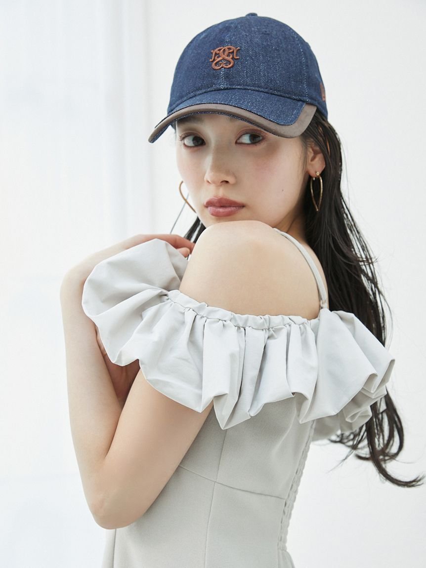 【スナイデル/SNIDEL】のNEW ERA】コラボエンブレムキャップ インテリア・キッズ・メンズ・レディースファッション・服の通販 founy(ファニー) 　ファッション　Fashion　レディースファッション　Fashion for Women　キャップ　Cap, Baseball Cap　デニム　Denim, Jeans Material　フォーマル　Formal, Dressy　人気　Popular, Best Seller　夏　Summer　定番　Standard, Basic Item　春　Spring　S/S・春夏　SS, Spring/Summer, Warm Season　IND[088]|ID: prp329100004622836 ipo3291000000033185291