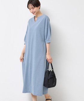 【デッサン/Dessin】の【洗える】インディゴ天竺デニム調リラクシーワンピース 人気、トレンドファッション・服の通販 founy(ファニー) ファッション Fashion レディースファッション Fashion for Women ワンピース Dresses おすすめ Recommended / Our Picks インディゴ Indigo Denim スリット Slit, Slit Detail デニム Denim, Jeans Material リラックス Relax, Relaxed Fit 洗える Machine Washable |ID:prp329100004622850