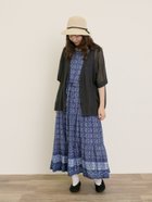 【サマンサモスモス/Samansa Mos2】の【S/Mサイズ】前後2WAYインドペイズリー柄ワンピース 人気、トレンドファッション・服の通販 founy(ファニー) ファッション Fashion レディースファッション Fashion for Women ワンピース Dresses インド Indian Textile プリント Print, Printed Pattern ペイズリー Paisley, Ethnic Pattern リラックス Relax, Relaxed Fit thumbnail ブルー|ID: prp329100004622866 ipo3291000000033583382