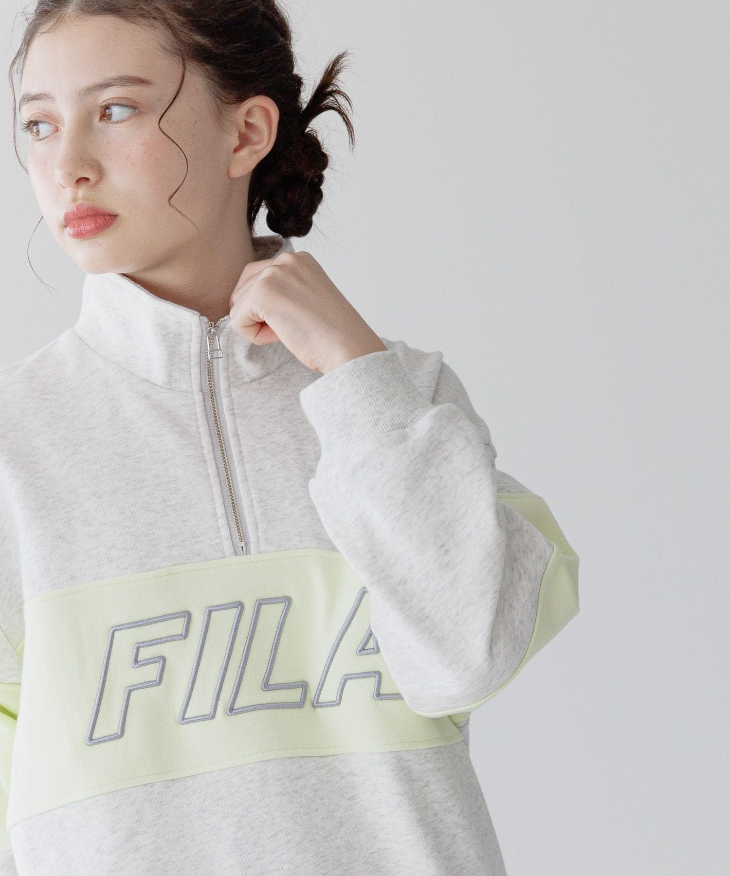 【グローバルワーク/GLOBAL WORK / KIDS】のFILA/コラボハーフZIP/キッズ/252057 人気、トレンドファッション・服の通販 founy(ファニー) 　ファッション　Fashion　キッズファッション　Fashion for Kids　おすすめ　Recommended / Our Picks　プリント　Print, Printed Pattern　ボックス　Boxy, Box Shape　切替　Switching, Contrast Panel　 other-1|ID: prp329100004622915 ipo3291000000033493815