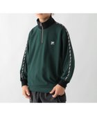 【グローバルワーク/GLOBAL WORK / KIDS】のFILA/コラボハーフZIP/キッズ/252057 グリーン75|ID: prp329100004622915 ipo3291000000033493825