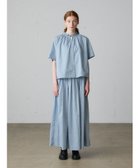 【マーコート/MARcourt】のMidiUmi シャンブレーギャザースカート 人気、トレンドファッション・服の通販 founy(ファニー) ファッション Fashion レディースファッション Fashion for Women スカート Skirts シャンブレー Chambray, Denim-Like Fabric シンプル Simple, Minimal ベーシック Basic, Essential ポケット Pocket, Pocket Detail リラックス Relax, Relaxed Fit ルーズ Loose, Oversized ロング Long, Long-Length ワイド Wide, Wide Fit ワッシャー Washer, Crinkled Finish 無地 Plain, Solid Color thumbnail ブルー|ID: prp329100004623161 ipo3291000000033190134