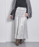 【その他のブランド/Other】のメタリック サテン ロングスカート SILVER|ID: prp329100004623209 ipo3291000000033190782