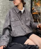 【チャオパニックティピー/CIAOPANIC TYPY】の【UNISEX】レザーシャツジャケット 人気、トレンドファッション・服の通販 founy(ファニー) ファッション Fashion レディースファッション Fashion for Women アウター Coat / Outerwear Collection レディースジャケット・軽アウター Jackets アクセサリー Fashion Accessories インナー Innerwear カットソー Cut and Sewn Top シンプル Simple, Minimal スニーカー Sneakers, Trainers デニム Denim, Jeans Material トレンド Trend, Trending Now 定番 Standard, Basic Item フラップ Flap, Flap Pocket フロント Front, Front Design ブルゾン Blouson, Bomber Jacket ポケット Pocket, Pocket Detail 帽子 Hat, Headwear ミックス Mix, Mixed Style ユニセックス Unisex, Genderless リラックス Relax, Relaxed Fit おすすめ Recommended / Our Picks エレガント 上品 Elegant thumbnail グレー|ID: prp329100004623260 ipo3291000000033191133