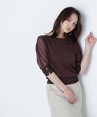 【ナチュラル ビューティー ベーシック/NATURAL BEAUTY BASIC】のシアースリーブハトメカフスニット 人気、トレンドファッション・服の通販 founy(ファニー) ファッション Fashion レディースファッション Fashion for Women トップス・カットソー Cut & Sew Tops ニット Knit Tops & Sweaters シアー Sheer, See-Through デコルテ Décolleté, Neckline 人気 Popular, Best Seller thumbnail ブラウン|ID: prp329100004623283 ipo3291000000033887769