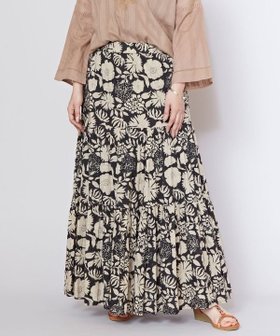 【アミナコレクション/Amina Collection】の【チャイハネ】タニーシュスカート 人気、トレンドファッション・服の通販 founy(ファニー) ファッション Fashion レディースファッション Fashion for Women スカート Skirts インド Indian Textile ティアードスカート Tiered Skirt, Flounced Skirt ブロック Block, Solid Block Pattern プリント Print, Printed Pattern ポケット Pocket, Pocket Detail |ID:prp329100004623287