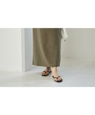 【スタイルデリ/STYLE DELI】のコットン混紡ストレートロングスカート カーキ|ID: prp329100004623291 ipo3291000000033191561