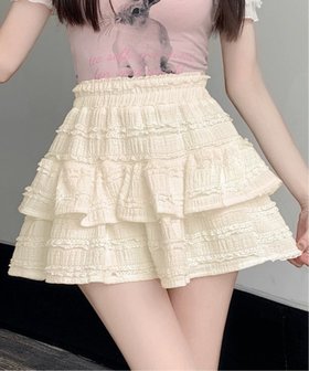 【チェルカ/CERCA】のChiina/Chiina / ランダムティアードミニスカート 人気、トレンドファッション・服の通販 founy(ファニー) ファッション Fashion レディースファッション Fashion for Women スカート Skirts ミニスカート Mini Skirts おすすめ Recommended / Our Picks ショート Short, Short Length スウェット / スエット Sweatshirt, Sweatwear ダウン Down, Puffer トレンド Trend, Trending Now パーカー Hoodie, Parka フリル Frill, Ruffle モチーフ Motif, Design Theme レース Lace, Lace Fabric 今季 This Season, Current Season 再入荷 Restock / Back in Stock |ID:prp329100004623302