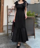【ジュノア/JUNOAH】のチュールリボンツイードマーメイドワンピース 人気、トレンドファッション・服の通販 founy(ファニー) ファッション Fashion レディースファッション Fashion for Women ワンピース Dresses thumbnail ブラック|ID: prp329100004623422 ipo3291000000033212998