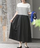 【アールピーエス/rps】のパネルボーダー切替ワンピース 人気、トレンドファッション・服の通販 founy(ファニー) ファッション Fashion レディースファッション Fashion for Women ワンピース Dresses ドッキング Docking, Mixed Material ボーダー Border, Stripe ポケット Pocket, Pocket Detail 切替 Switching, Contrast Panel thumbnail ブラック|ID: prp329100004623430 ipo3291000000033193095