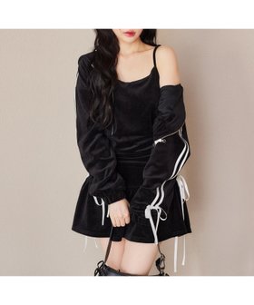 【ナイスクラップ/NICE CLAUP】のセットアップ対応/サイドドロストチュニック 人気、トレンドファッション・服の通販 founy(ファニー) ファッション Fashion レディースファッション Fashion for Women トップス・カットソー Cut & Sew Tops おすすめ Recommended / Our Picks ガーリー Girly, Feminine Style ショート Short, Short Length スラックス Slacks, Dress Pants セットアップ Set-Up, Coordinated Outfit チュニック Tunic, Long Top デニム Denim, Jeans Material |ID:prp329100004623440
