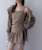 【ナイスクラップ/NICE CLAUP】のセットアップ対応/サイドドロストチュニック 人気、トレンドファッション・服の通販 founy(ファニー) ファッション Fashion レディースファッション Fashion for Women トップス・カットソー Cut & Sew Tops おすすめ Recommended / Our Picks ガーリー Girly, Feminine Style ショート Short, Short Length スラックス Slacks, Dress Pants セットアップ Set-Up, Coordinated Outfit チュニック Tunic, Long Top デニム Denim, Jeans Material thumbnail モカ|ID: prp329100004623440 ipo3291000000033193223