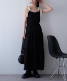 【ナイスクラップ/NICE CLAUP】の背中あき肩リボンティアードキャミワンピ 人気、トレンドファッション・服の通販 founy(ファニー) ファッション Fashion レディースファッション Fashion for Women ワンピース Dresses キャミソールワンピース Camisole Dresses おすすめ Recommended / Our Picks カーディガン Cardigan, Knitwear キャップ Cap, Baseball Cap サンダル Sandals, Summer Shoes スニーカー Sneakers, Trainers ダウン Down, Puffer フェミニン Feminine, Girly フラット Flat, Flat Shoes リゾート Resort, Vacation Style リボン Ribbon, Bow thumbnail ブラック|ID: prp329100004623443 ipo3291000000033193237