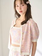 【スナイデル ホーム/SNIDEL HOME】のツイードニットカーディガン 人気、トレンドファッション・服の通販 founy(ファニー) ファッション Fashion レディースファッション Fashion for Women トップス・カットソー Cut & Sew Tops ニット Knit Tops & Sweaters カーディガン・羽織り Layered Style Cardigans おすすめ Recommended / Our Picks イエロー Yellow エレガント 上品 Elegant カーディガン Cardigan, Knitwear キャミソール Camisole, Spaghetti Strap Top コンパクト Compact, Small Size サマー Summer, Summer Style ショート Short, Short Length ツイード／ツィード Choker, Choker Necklace デニム Denim, Jeans Material バランス Balance, Style Balance ビスチェ Bustier, Corset Top ベスト Vest, Waistcoat ミックス Mix, Mixed Style 半袖 Short Sleeve, Half Sleeve 夏 Summer thumbnail MIX[930]|ID: prp329100004623553 ipo3291000000033195718