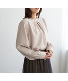 【イッカ/ikka】の【親子コーデ】マルチWAYバンドカラーシャツ 人気、トレンドファッション・服の通販 founy(ファニー) ファッション Fashion レディースファッション Fashion for Women トップス・カットソー Cut & Sew Tops シャツ・ブラウス・オフィスカジュアル Elegant Blouses & Button-Ups おすすめ Recommended / Our Picks ブラウジング Blouson Silhouette, Cinched Waist thumbnail グレージュ|ID: prp329100004623743 ipo3291000000033198192