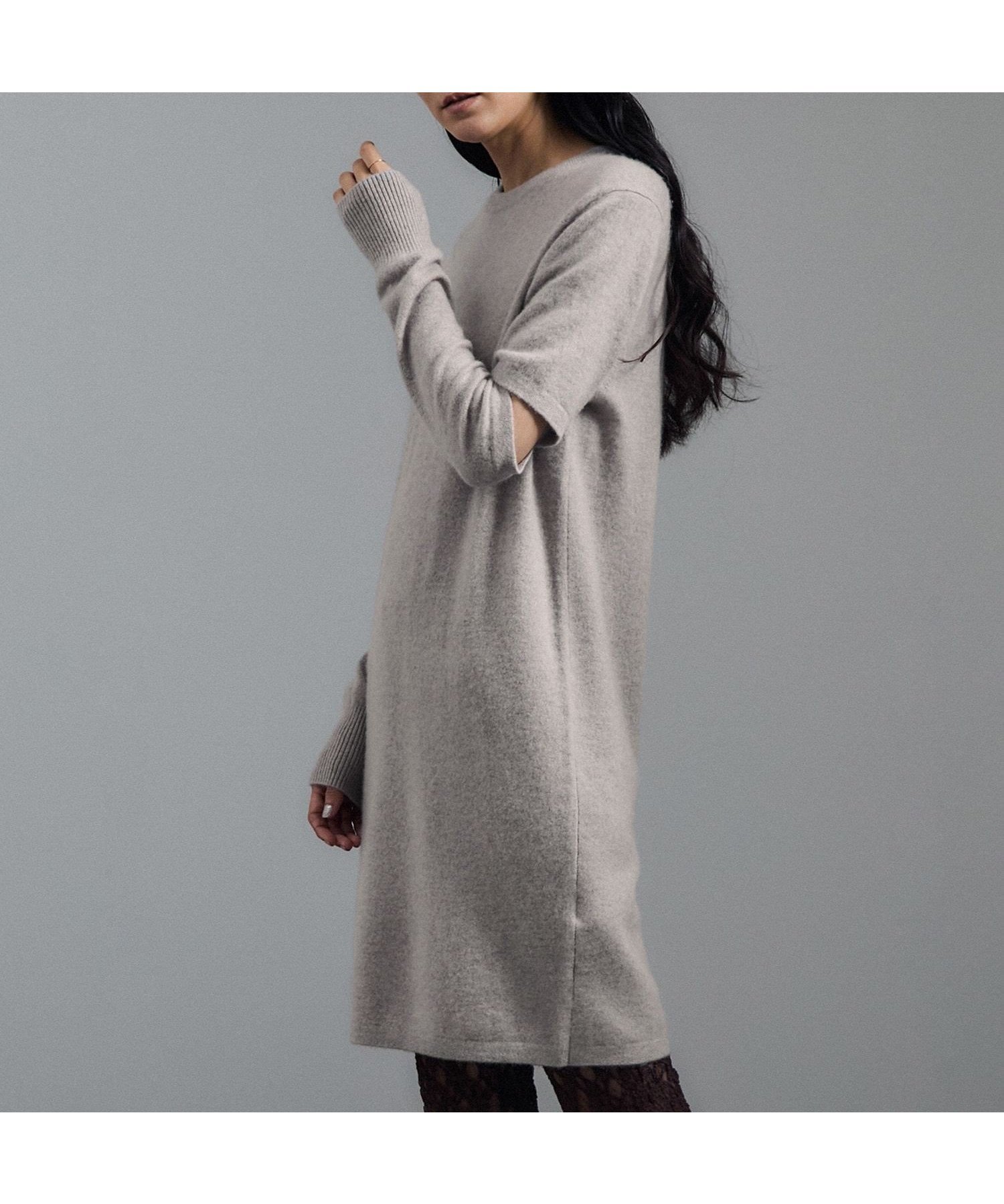 【サロン アダム エ ロペ/SALON adam et rope'】のカシミヤニットミニワンピース インテリア・キッズ・メンズ・レディースファッション・服の通販 founy(ファニー) 　ファッション　Fashion　レディースファッション　Fashion for Women　ワンピース　Dresses　インナー　Innerwear　カーディガン　Cardigan, Knitwear　シンプル　Simple, Minimal　ジャケット　Jacket, Outerwear　ストール　Stole, Wrap　スリーブ　Sleeve, Long Sleeve / Short Sleeve　セットアップ　Set-Up, Coordinated Outfit　チュニック　Tunic, Long Top　デニム　Denim, Jeans Material　ハーフ　Half, Half-Length　フィット　Fit, Slim Fit　ポケット　Pocket, Pocket Detail　マニッシュ　Mannish, Boyish　ロング　Long, Long-Length　ワイド　Wide, Wide Fit　ベージュ系(28)|ID: prp329100004623749 ipo3291000000033198227