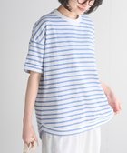 【アールピーエス/rps】のターンバックボーダードルマンプルオーバー 人気、トレンドファッション・服の通販 founy(ファニー) ファッション Fashion レディースファッション Fashion for Women トップス・カットソー Cut & Sew Tops カジュアルプルオーバー・ニットトップス Pullovers & Knit Tops / Casual Pullovers バッグ Bags カットソー Cut and Sewn Top シンプル Simple, Minimal トレンド Trend, Trending Now ドロップ Drop Shoulder, Dropped Style ベーシック Basic, Essential ボーダー Border, Stripe ミックス Mix, Mixed Style thumbnail ブルー|ID: prp329100004623794 ipo3291000000033290647