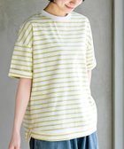 【アールピーエス/rps】のターンバックボーダードルマンプルオーバー 人気、トレンドファッション・服の通販 founy(ファニー) ファッション Fashion レディースファッション Fashion for Women トップス・カットソー Cut & Sew Tops カジュアルプルオーバー・ニットトップス Pullovers & Knit Tops / Casual Pullovers バッグ Bags カットソー Cut and Sewn Top シンプル Simple, Minimal トレンド Trend, Trending Now ドロップ Drop Shoulder, Dropped Style ベーシック Basic, Essential ボーダー Border, Stripe ミックス Mix, Mixed Style thumbnail イエロー|ID: prp329100004623794 ipo3291000000033290651