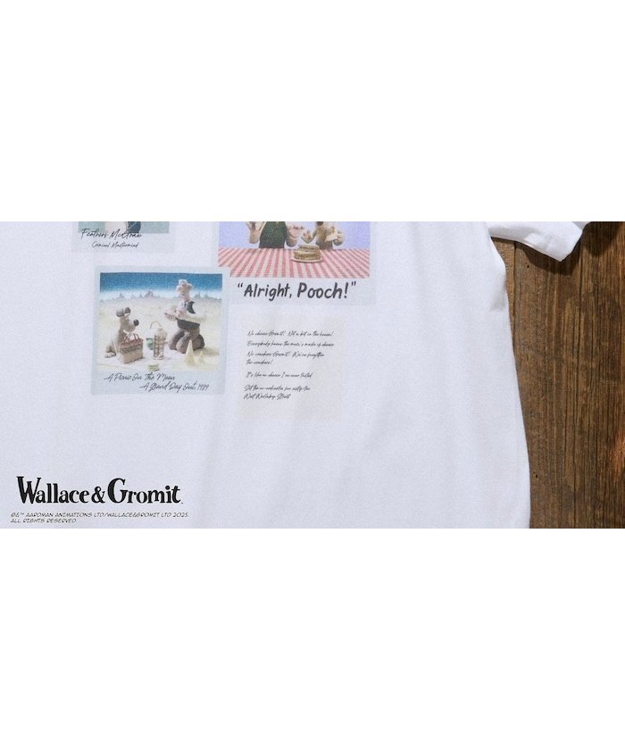 【フリークスストア/FREAK'S STORE】の「Wallace Gromit」 バックプリントTシャツ 25AW インテリア・キッズ・メンズ・レディースファッション・服の通販 founy(ファニー) https://founy.com/ ファッション Fashion レディースファッション Fashion for Women トップス・カットソー Cut & Sew Tops シャツ・ブラウス・オフィスカジュアル Elegant Blouses & Button-Ups ロングTシャツ・Tシャツ Longline T-Shirts & Tees バッグ Bags 2025年 2025 2025-2026秋冬・A/W Autumn/Winter 2025–26 AW25–26 冬 Winter / This Winter スペシャル Special, Limited Edition フロント Front, Front Design プリント Print, Printed Pattern モチーフ Motif, Design Theme ワンポイント One Point, Statement Accent 犬 Dog A/W・秋冬 Autumn/Winter |ID: prp329100004623841 ipo3291000000033999380