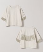 【ジーナシス/JEANASiS】のフリンジショートTEE SS【新色追加】 人気、トレンドファッション・服の通販 founy(ファニー) ファッション Fashion レディースファッション Fashion for Women おすすめ Recommended / Our Picks アクセサリー Fashion Accessories コンパクト Compact, Small Size シンプル Simple, Minimal デニム Denim, Jeans Material トレンド Trend, Trending Now フェミニン Feminine, Girly フラット Flat, Flat Shoes フレア Flare, Flared フロント Front, Front Design ベーシック Basic, Essential ボックス Boxy, Box Shape ボトム Bottoms, Lower Wear 定番 Standard, Basic Item thumbnail グレージュ|ID: prp329100004623877 ipo3291000000033199741