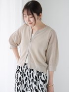 【テチチ/Te chichi】のメッシュダブルジップカーディガン 人気、トレンドファッション・服の通販 founy(ファニー) ファッション Fashion レディースファッション Fashion for Women トップス・カットソー Cut & Sew Tops カーディガン・羽織り Layered Style Cardigans ショート Short, Short Length バランス Balance, Style Balance メッシュ Mesh, Net Fabric thumbnail ベージュ|ID: prp329100004623918 ipo3291000000033200472