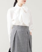【ティアラ/Tiara】のビッグボウブラウス 人気、トレンドファッション・服の通販 founy(ファニー) ファッション Fashion レディースファッション Fashion for Women トップス・カットソー Cut & Sew Tops シャツ・ブラウス・オフィスカジュアル Elegant Blouses & Button-Ups シャンブレー Chambray, Denim-Like Fabric シンプル Simple, Minimal ストライプ Stripe, Striped Pattern ストレッチ Stretch, Stretchy Fabric デニム Denim, Jeans Material トレンド Trend, Trending Now ハイネック High Neck, Mock Neck リボン Ribbon, Bow thumbnail ホワイト|ID: prp329100004623925 ipo3291000000033200537