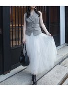 【フレイ アイディー/FRAY I.D】の【00サイズ】ジレチュールスカートセットアップ GRY[006]|ID: prp329100004623934 ipo3291000000033636260