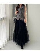 【フレイ アイディー/FRAY I.D】の【00サイズ】ジレチュールスカートセットアップ BLK[009]|ID: prp329100004623934 ipo3291000000033636261