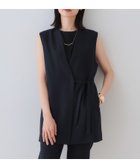 【インディヴィ/INDIVI】の【こなれSETUP/ストライプ柄】リネンライクジレジャケット 人気、トレンドファッション・服の通販 founy(ファニー) ファッション Fashion レディースファッション Fashion for Women アウター Coat / Outerwear Collection レディースジャケット・軽アウター Jackets おすすめ Recommended / Our Picks オックス Oxford Fabric カーディガン Cardigan, Knitwear ジャケット Jacket, Outerwear ストライプ Stripe, Striped Pattern セットアップ Set-Up, Coordinated Outfit トレンド Trend, Trending Now ボトム Bottoms, Lower Wear ポケット Pocket, Pocket Detail リボン Ribbon, Bow ワイド Wide, Wide Fit thumbnail ネイビー|ID: prp329100004623936 ipo3291000000033200647