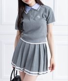 【クリア/clear】のダブルカラーポロニット スカートセットアップ 人気、トレンドファッション・服の通販 founy(ファニー) ファッション Fashion レディースファッション Fashion for Women セットアップ Matching Sets スカート・ミニ/ミディ/マキシ Skirts / Mini, Midi & Maxi Skirts スニーカー Sneakers, Trainers セットアップ Set-Up, Coordinated Outfit デニム Denim, Jeans Material トレンド Trend, Trending Now thumbnail MGY|ID: prp329100004623940 ipo3291000000033200716
