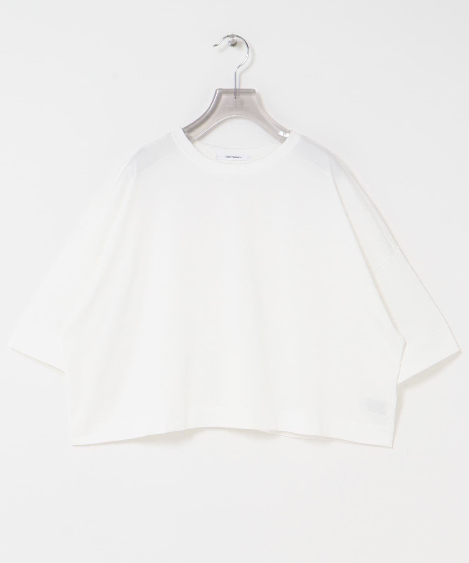 【アーバンリサーチ/URBAN RESEARCH】のハーフスリーブワイドカットソー インテリア・キッズ・メンズ・レディースファッション・服の通販 founy(ファニー) 　ファッション　Fashion　レディースファッション　Fashion for Women　トップス・カットソー　Cut & Sew Tops　カットソー・ベーシックTシャツ　Cut-and-Sewn Tops / Stretch Tees & Basics　2025年　2025　2025春夏・S/S　Spring/Summer 2025 SS25　おすすめ　Recommended / Our Picks　カットソー　Cut and Sewn Top　バランス　Balance, Style Balance　ワイド　Wide, Wide Fit　夏　Summer　S/S・春夏　SS, Spring/Summer, Warm Season　WHITE|ID: prp329100004623972 ipo3291000000033561427