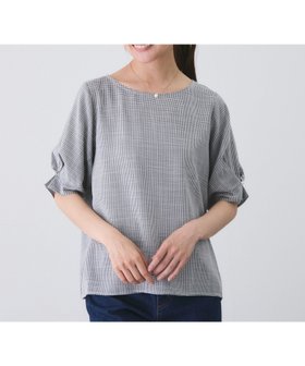 【ジャイロ/JAYRO】のパール付きタックスリーブブラウス 人気、トレンドファッション・服の通販 founy(ファニー) ファッション Fashion レディースファッション Fashion for Women トップス・カットソー Cut & Sew Tops シャツ・ブラウス・オフィスカジュアル Elegant Blouses & Button-Ups 春 Spring ギンガム Gingham, Gingham Fabric コンシャス Conscious, Bodycon シンプル Simple, Minimal チェック Check, Plaid, Tartan デニム Denim, Jeans Material ネックレス Necklace, Pendant Necklace パール Pearl, Pearl Accent フェミニン Feminine, Girly フレア Flare, Flared ポケット Pocket, Pocket Detail モノトーン Monotone, Black and White S/S・春夏 SS, Spring/Summer, Warm Season おすすめ Recommended / Our Picks 夏 Summer |ID:prp329100004623991