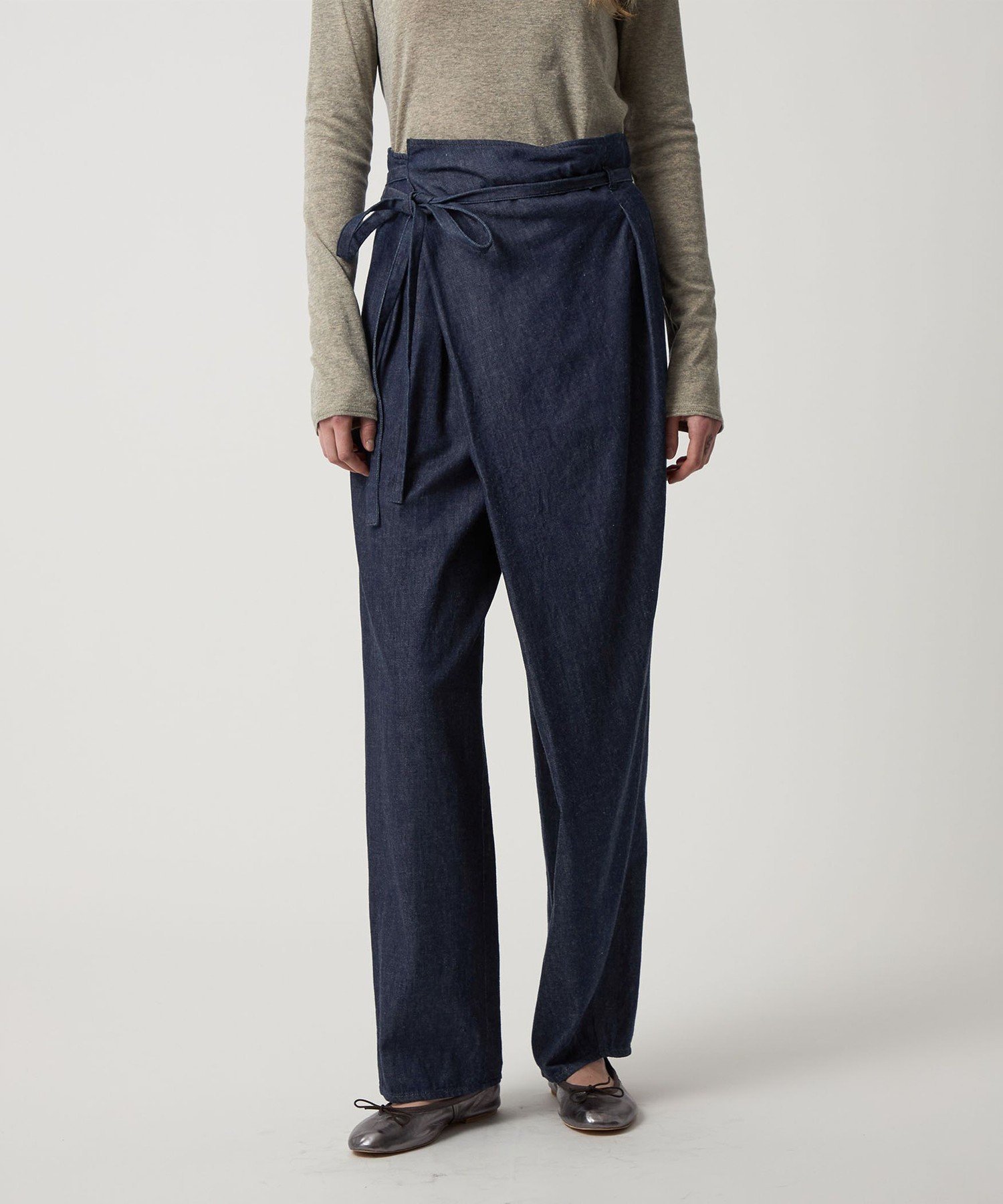 【ビューティ&ユース ユナイテッドアローズ/BEAUTY&YOUTH / UNITED ARROWS】のSteven Alan ライトオンスデニム クロスオーバー パンツ インテリア・キッズ・メンズ・レディースファッション・服の通販 founy(ファニー) 　ファッション　Fashion　レディースファッション　Fashion for Women　パンツ　Pants & Trousers　おすすめ　Recommended / Our Picks　シンプル　Simple, Minimal　フロント　Front, Front Design　リラックス　Relax, Relaxed Fit　NAVY|ID: prp329100004624018 ipo3291000000033201683