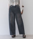 【ジーナシス/JEANASiS】のグランジカーブデニム 人気、トレンドファッション・服の通販 founy(ファニー) ファッション Fashion レディースファッション Fashion for Women おすすめ Recommended / Our Picks カットソー Cut and Sewn Top コンパクト Compact, Small Size デニム Denim, Jeans Material トレンド Trend, Trending Now ビンテージ Vintage, Retro Style ルーズ Loose, Oversized thumbnail ワンウォッシュ|ID: prp329100004624031 ipo3291000000033201813