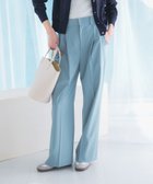【アーバンリサーチ ロッソ/URBAN RESEARCH ROSSO】の防シワハイウエストワイドスラックス 人気、トレンドファッション・服の通販 founy(ファニー) ファッション Fashion レディースファッション Fashion for Women 2025年 2025 2025春夏・S/S Spring/Summer 2025 SS25 ストレッチ Stretch, Stretchy Fabric スラックス Slacks, Dress Pants センター Center, Center Line ツイル Twist, Twisted Detail フロント Front, Front Design ワイド Wide, Wide Fit 夏 Summer S/S・春夏 SS, Spring/Summer, Warm Season thumbnail BLUE|ID: prp329100004624052 ipo3291000000033202083