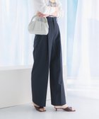 【アーバンリサーチ ロッソ/URBAN RESEARCH ROSSO】の防シワハイウエストワイドスラックス 人気、トレンドファッション・服の通販 founy(ファニー) ファッション Fashion レディースファッション Fashion for Women 2025年 2025 2025春夏・S/S Spring/Summer 2025 SS25 ストレッチ Stretch, Stretchy Fabric スラックス Slacks, Dress Pants センター Center, Center Line ツイル Twist, Twisted Detail フロント Front, Front Design ワイド Wide, Wide Fit 夏 Summer S/S・春夏 SS, Spring/Summer, Warm Season thumbnail NAVY|ID: prp329100004624052 ipo3291000000033202084