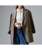 【サロン アダム エ ロペ/SALON adam et rope'】のハイカウントフラノジャケット 人気、トレンドファッション・服の通販 founy(ファニー) ファッション Fashion レディースファッション Fashion for Women アウター Coat / Outerwear Collection レディースジャケット・軽アウター Jackets グラデーション Gradient, Ombre コンパクト Compact, Small Size シアー Sheer, See-Through ジャケット Jacket, Outerwear スウェット / スエット Sweatshirt, Sweatwear スーツ Suit, Formalwear タートル Turtleneck, Turtle Collar フェミニン Feminine, Girly ミドル Middle Length, Mid Height おすすめ Recommended / Our Picks エレガント 上品 Elegant セレモニー Ceremony 入学式 Entrance Ceremony 卒業式 Graduation Ceremony ビジネス 仕事 通勤 Business / Work / Commuting thumbnail ダークブラウン(20)|ID: prp329100004624210 ipo3291000000033205251